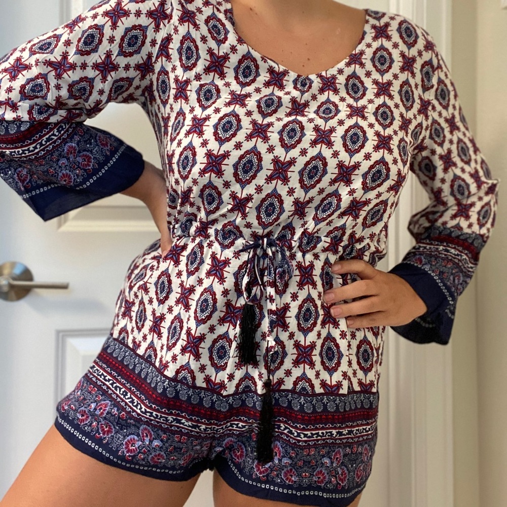 Patterned Romper